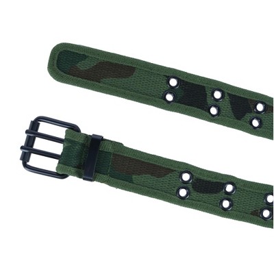 CTM Kids Camo 2 Hole Roller Buckle Canvas Belt - image 2