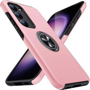 Entronix Case Compatible with Galaxy S25 Plus - 360º Circular Ring Gripstand - 1 of 4