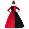 HalloweenCostumes.com Girl's Disney Deluxe Queen of Hearts Halloween Costume | Kids Disney Queen Costume - 4 of 4
