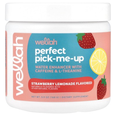 Wellah Perfect Pick-Me-Up, Strawberry Lemonade, 5.9 oz (168 g)
