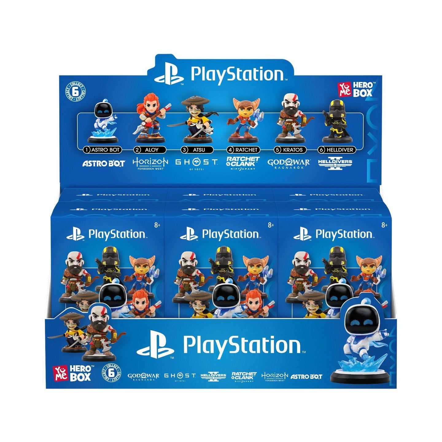 Детские фигурки YuMe Sony PlayStation Hero Box Blind Box All Stars Series — фото 5