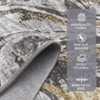8x10 Rugs Washable Modern - Abstract Grey Area Rug for Living Room, Non-Shedding Low Pile Carpet, Easy Clean - 3 of 4