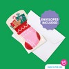 Big Dot of Happiness Christmas Stockings Gift Card Holders with Envelopes, Holiday Cash Money Holders & Gift Card Sleeves, Nifty Gifty Pack, Set of 8 - 3 of 4