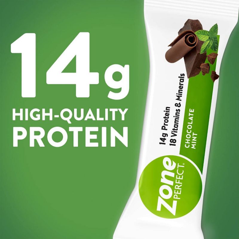 ZonePerfect Protein Bar Chocolate Mint - 10 ct/17.6oz, 4 of 9