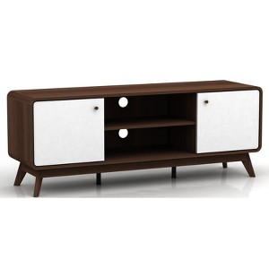 Ren Home Leva Scandinavian-Style TV Stand with Shelves - 1 of 4