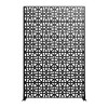 Dovelina Outdoor Freestanding Metal Privacy Screen Decorative Garden Fence - 2 of 4