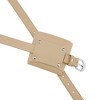 INSPIRE CHIC Women's Fanny Pack Faux Leather Belts with Removable Mini Pouch Small Purse Waist Belt Bag 1 Pc - 2 of 4
