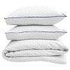 Duvet Cover Set 100% Cotton Sateen - Button Closure, Corner Ties by California Design Den - 2 of 4