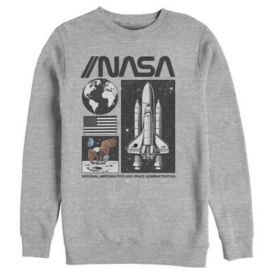 Men's Nasa Vintage Panels Sweatshirt : Target