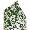 LA LEELA Men's Casual Relaxed Front Pocket Hawaiian Shirts for Men Funny 3XL Shamrock Green_W462 - 4 of 4