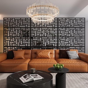 Coucheta Decorative Metal Garden Fence Panels, Black Outdoor Scroll Design Border for Yard, Flower Bed, Patio & Pool, Rust-Proof & Easy Snap-Together - 1 of 4