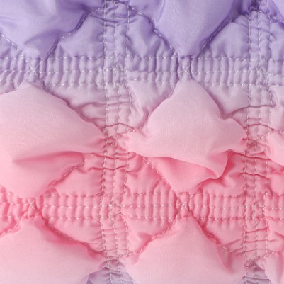 purple, pink, yellow