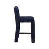 Meridian Furniture,Amari Chenille Fabric Stool - 4 of 4