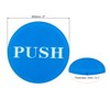 Unique Bargains Acrylic Self-Adhesive Decor Shop Push Pull Door Sign 8 Pcs - 2 of 4