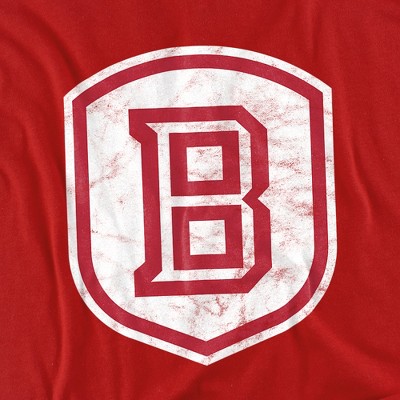Men's Bradley University Official Distressed Primary T-Shirt Bradley University
