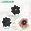 Unique Bargains Artificial Satin Rhinestone Mini Fabric Ribbons 1.2 Inch 150 Pcs - 2 of 4