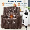 GustoWave Corduroy Manual Recliner Sofa with Pillow Top Arms, Thick Padding, Side Pocket, 400Lbs, Adjustable Recliner for Living Room - 3 of 4