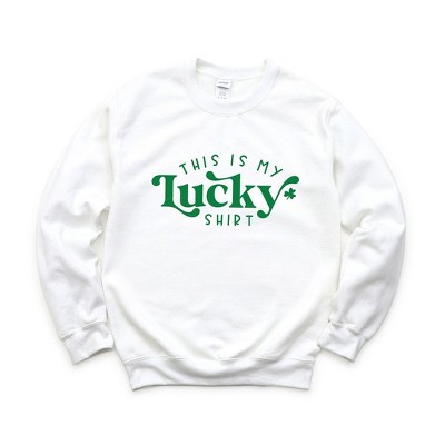 Simply Sage Market Women's Graphic Sweatshirt This Is My Lucky Shirt