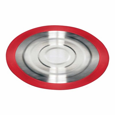 Red Stainless Steel Non-Stick Round Cake Pan with Lid