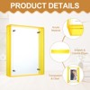 Unique Bargains Acrylic Wall Tabletop Display Floating Single Image Frame - 3 of 4