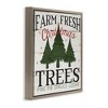Stupell Industries Farm Fresh Christmas Trees, 18" x 18" - 3 of 4