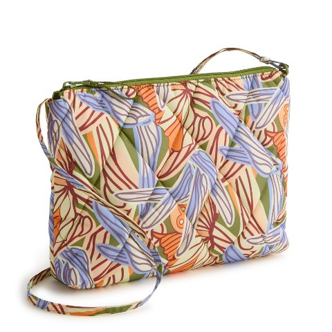 Vera Bradley Women's Outlet Ultralight Large Hipster Crossbody Bag Dragonfly By