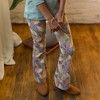 Mightly Fair Trade Organic Cotton Print Toddler Flare Leggings Yoga Pant - 4 of 4