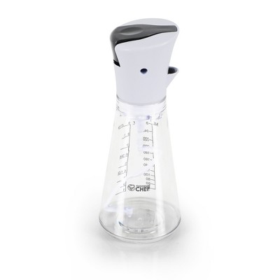 COMMERCIAL CHEF Salad Dressing Mixer for Homemade Salad Dressings, Dressing Bottle with Button to Mix, Dressing Container with Pour Spouts