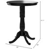 International Concepts 30" Round Top Pedestal Table - 40.9"H - 2 of 4