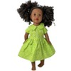 Doll Clothes Superstore Handmade Lime Green Dress Set Size 8 Girls & 18-Inch Doll Matching Outfits - 3 of 4