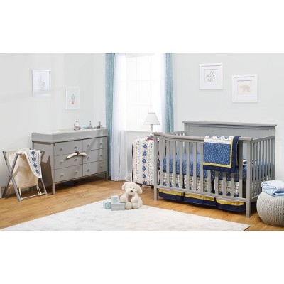 Sorelle Berkley Elite Room in a Box Standard Full-Sized Crib Gray