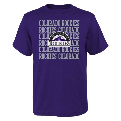 MLB Colorado Rockies Boys' Core T-Shirt - XL