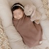 Bleu La La , 100% Luxury Organic Cotton Ribbed Baby Swaddle Blanket for Newborn and Infant Boys and Girls - 2 of 4