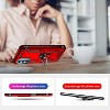 SAHARA - Raider Series Heavy Duty Kickstand Case with Belt Clip for Motorola Moto G 5G 2023 - Red - 3 of 4