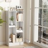 1PC 41 Inches 5-Cube Floor Bookcase with 2 Anti-Tipping Kits Home Office Bookcase - 2 of 4