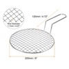 Unique Bargains Stainless Steel Grills Round Barbecue Mesh Outdoor Grill with Handle - 2 of 4