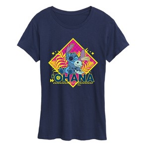 Women's - Disney - Lilo & Stitch Short Sleeve Graphic T-Shirt - 1 of 4
