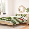 Sabine Reinhart Christmas Wreaths Duvet Cover + Pillow Sham(s) - Deny Designs - 2 of 4