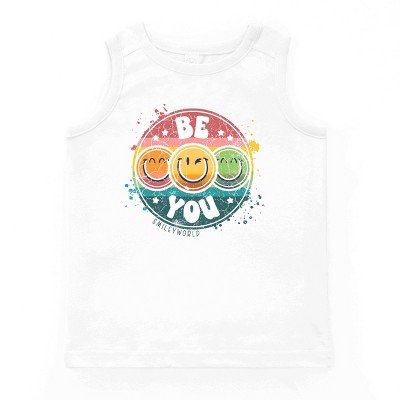 The Juniper Shop SmileyWorld Be You Rainbow Circle Youth Tank Top