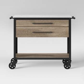 Sonoma Kitchen Cart With Stainless Steel Top - Boraam : Target