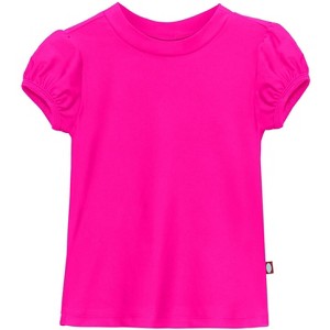 City Threads USA-Made Girls UPF 50+ Puff Sleeve Rashguard - 1 of 4