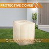 Kismile Propane Fire Pit, 22 Inch Square Outdoor Fire Pit 40000 BTU Heat Output - 3 of 4