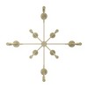 Hunter 30" Briargrove Ceiling Light Modern Brass Finish - Elegant 8-Bulb Chandelier for Dramatic Indoor Spaces - 2 of 4