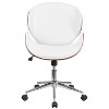 Merrick Lane Office Chair Mid-Back Ergonomic Executive Swivel Office Chair With Tilt-Lock and Tilt Tension Controls - 3 of 4
