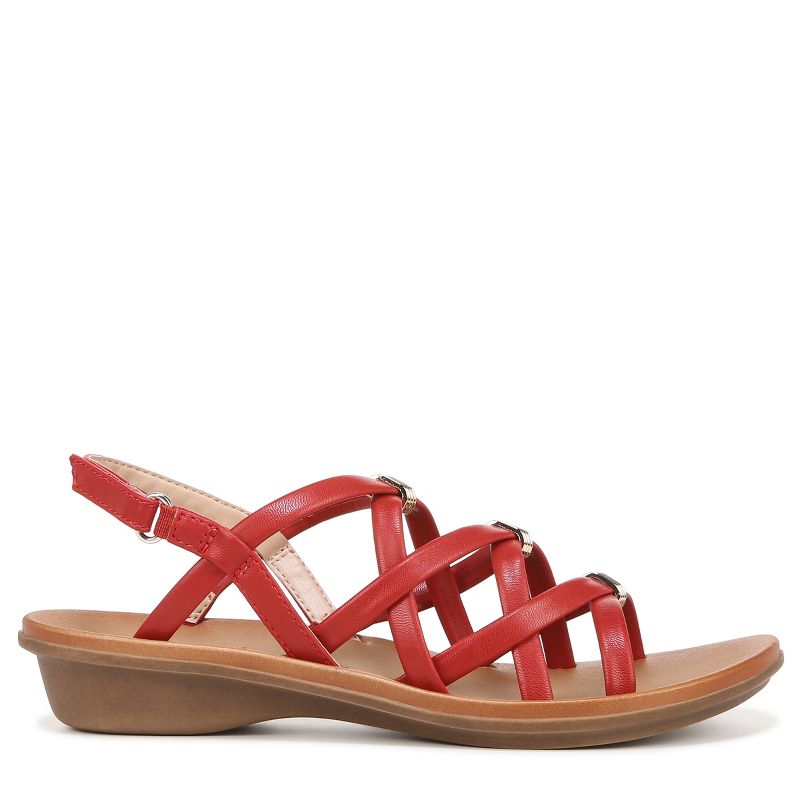 SOUL Naturalizer Womens Sierra Strappy Flat Sandals, 3 of 10