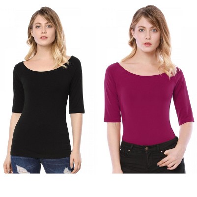 black/fuchsia