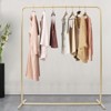 YIYIBYUS Gold Clothes Rack Metal Freestanding Garment Rack Clothes Display Stand For Living Room Clothing Store - 2 of 4