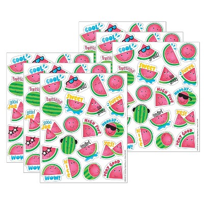 Eureka Scented Stickers Watermelon 80/Pack 6 Packs/Bundle (EU-650932-6)