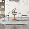 KTMBDW Kitchen Dining Chairs Set of 2/4,Mid-Century Modern Chair Armless Mesh Backrest Cane Rattan Chairs for Home Dining Room - 3 of 4
