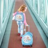 Costway 4-Piece Kid’s Luggage Set w/ 14" Carry-on Hardside Spinner Toddler Luggage - 2 of 4